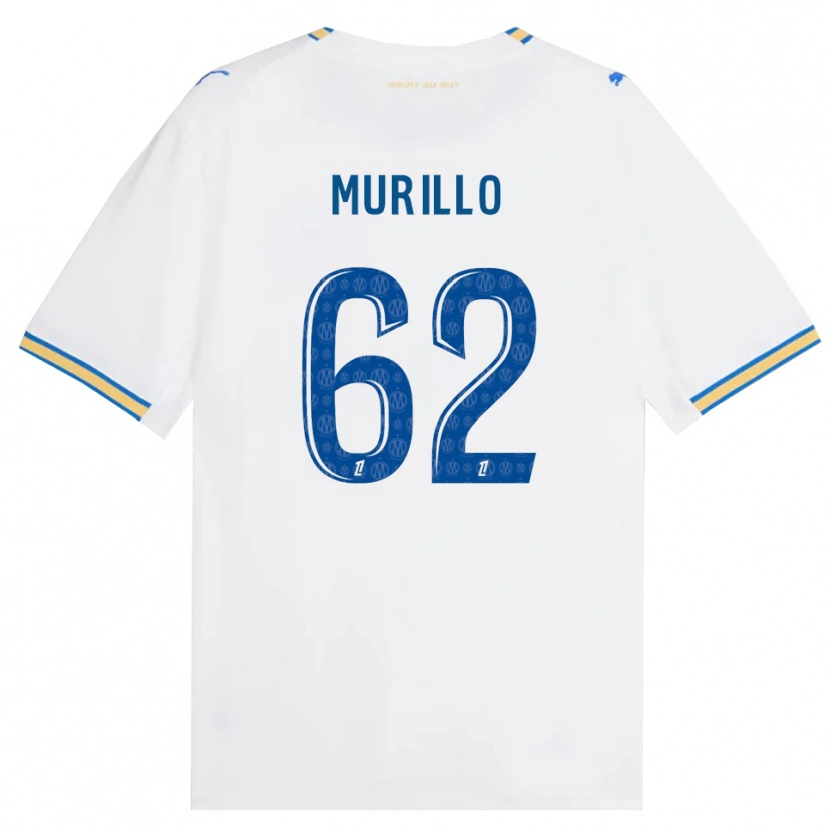 Danxen Mænd Amir Murillo #62 Dodgerblå Hvid Hjemmebane Spillertrøjer 2026/27 Trøje T-Shirt