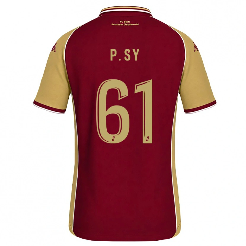 Danxen Mænd Pape Sy #61 Gyldenrod Mørkerød Hjemmebane Spillertrøjer 2026/27 Trøje T-Shirt