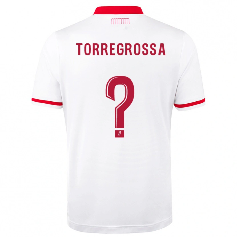 Danxen Mænd Hugo Torregrossa #0 Rød Hvid Hjemmebane Spillertrøjer 2026/27 Trøje T-Shirt