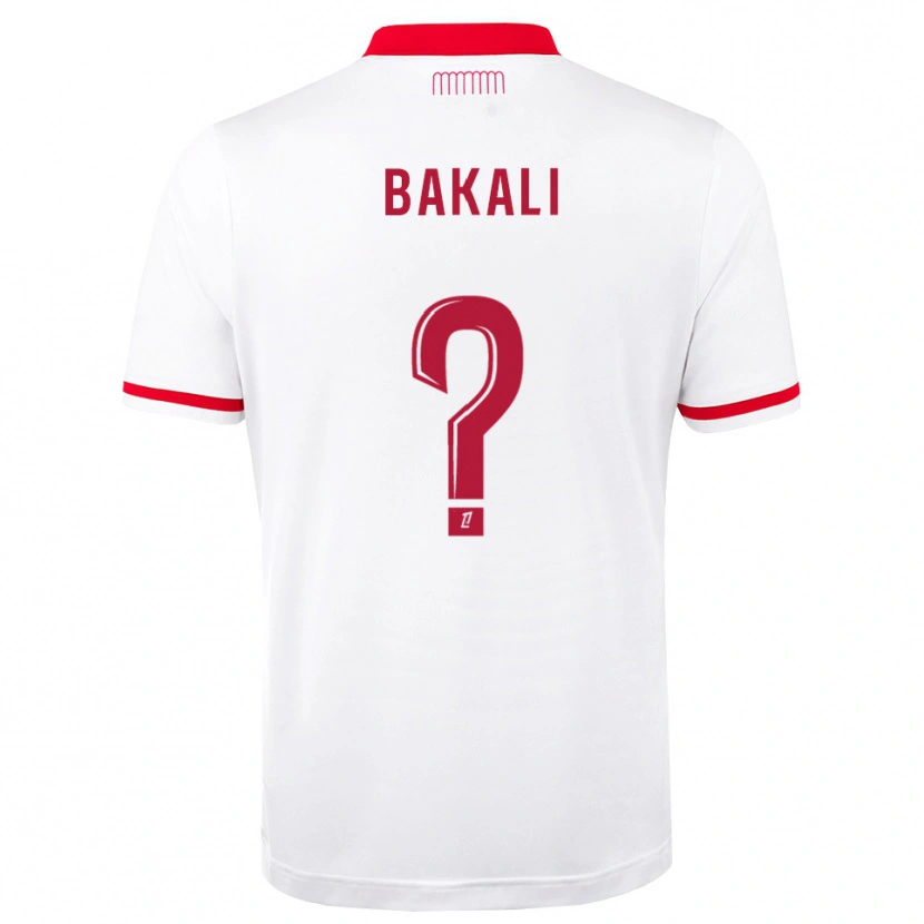 Danxen Mænd Jonathan Bakali #0 Rød Hvid Hjemmebane Spillertrøjer 2026/27 Trøje T-Shirt