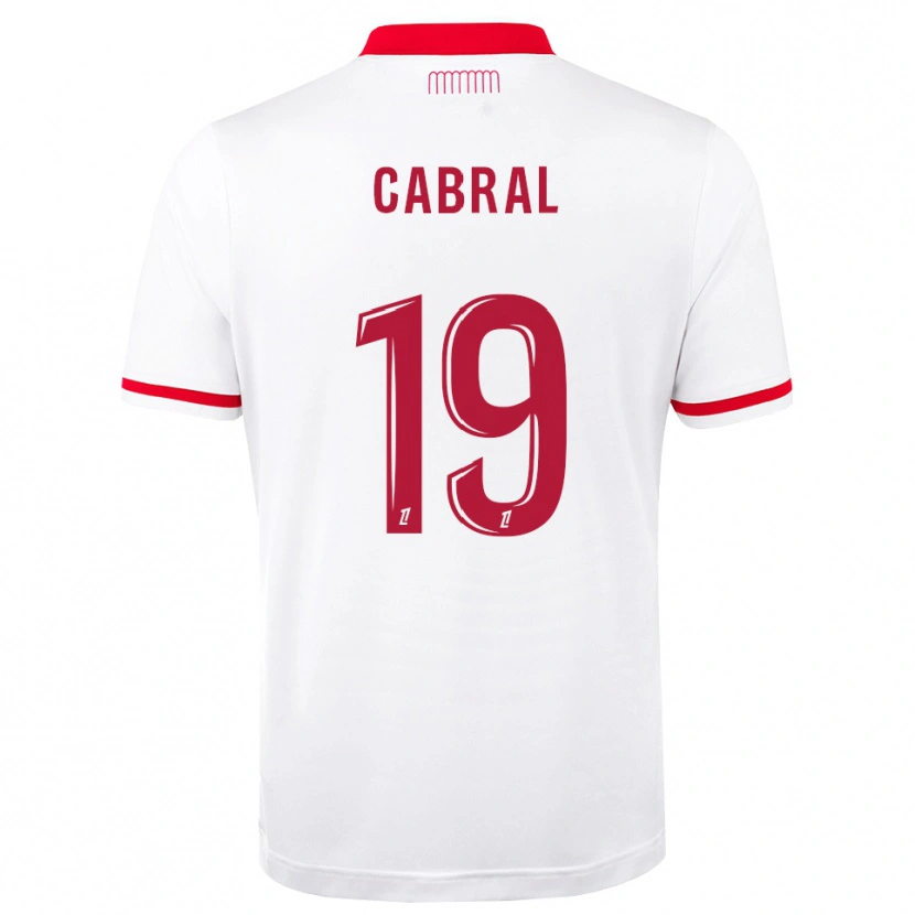 Danxen Mænd Pape Cabral #19 Rød Hvid Hjemmebane Spillertrøjer 2026/27 Trøje T-Shirt