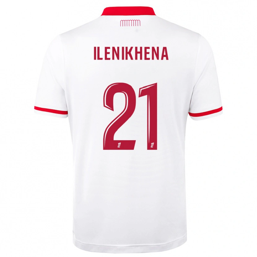 Danxen Mænd George Ilenikhena #21 Rød Hvid Hjemmebane Spillertrøjer 2026/27 Trøje T-Shirt