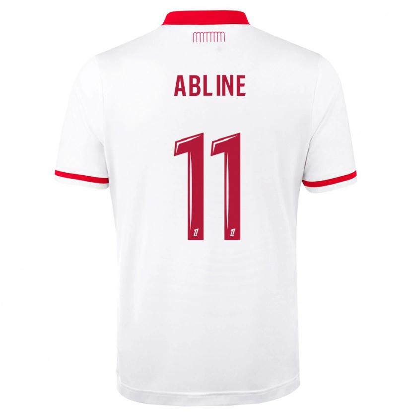 Danxen Mænd Matthis Abline #11 Rød Hvid Hjemmebane Spillertrøjer 2026/27 Trøje T-Shirt