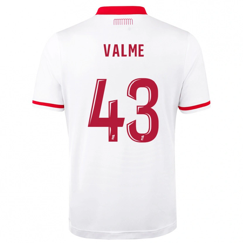 Danxen Mænd Ritchy Valme #43 Rød Hvid Hjemmebane Spillertrøjer 2026/27 Trøje T-Shirt