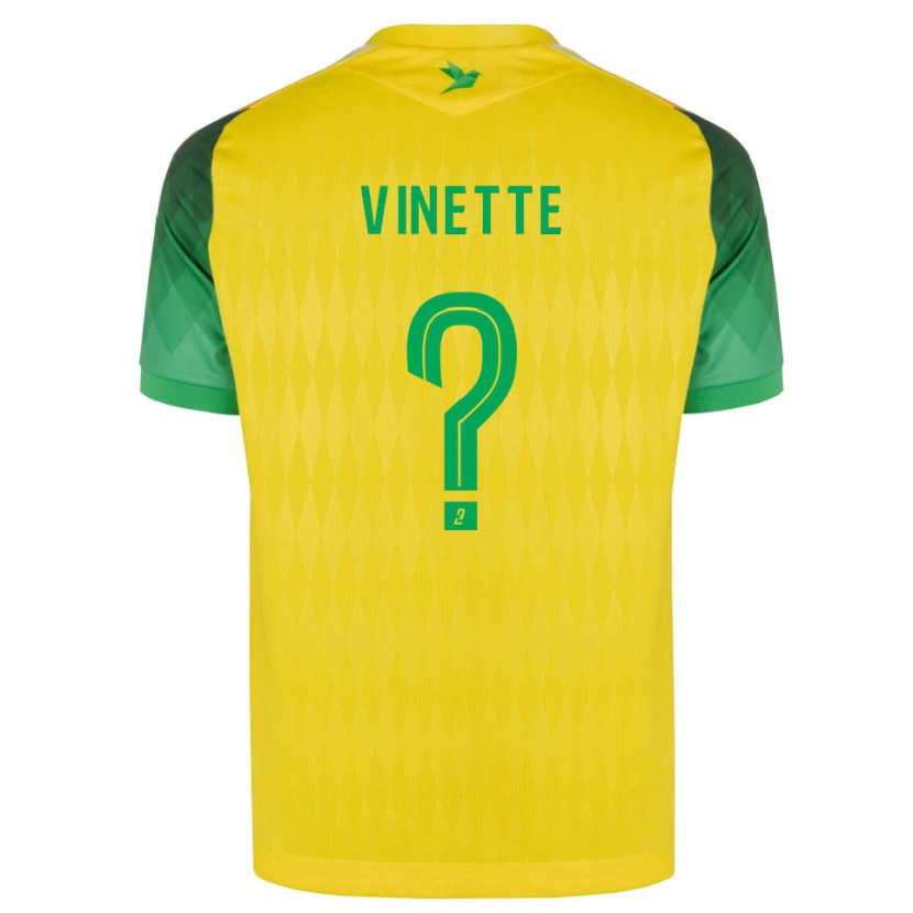 Danxen Mænd Elija Vinette #0 Gul Grøn Rød Hjemmebane Spillertrøjer 2026/27 Trøje T-Shirt