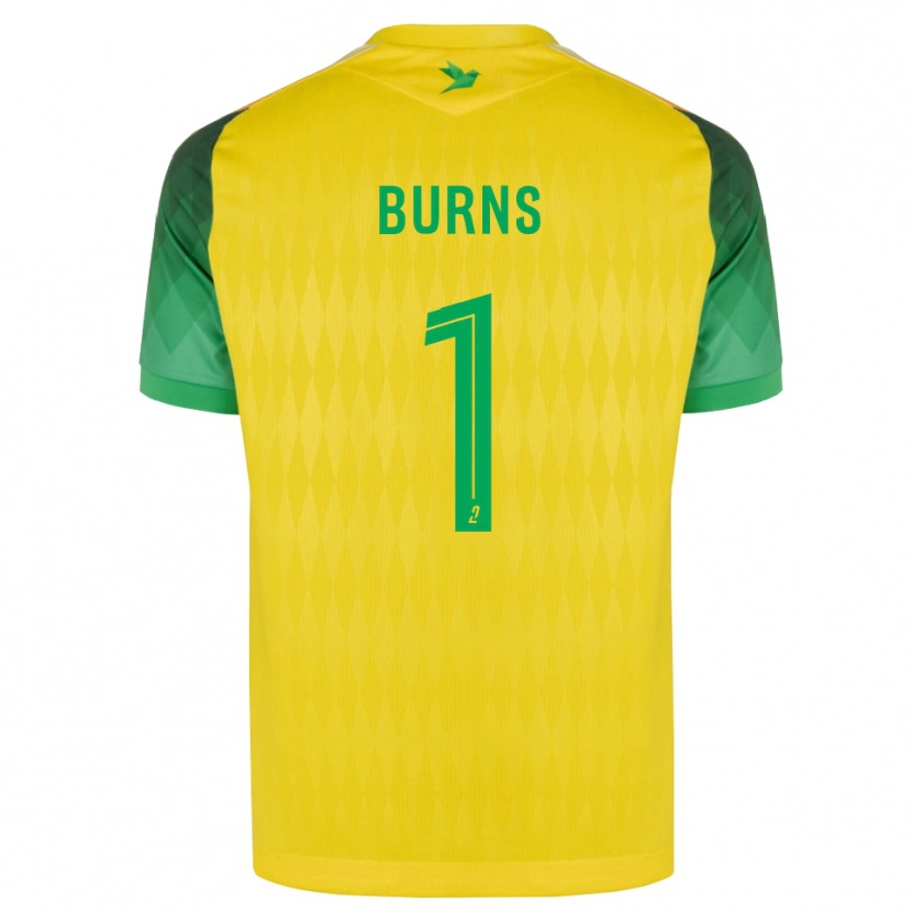 Danxen Mænd Emily Burns #1 Gul Grøn Rød Hjemmebane Spillertrøjer 2026/27 Trøje T-Shirt