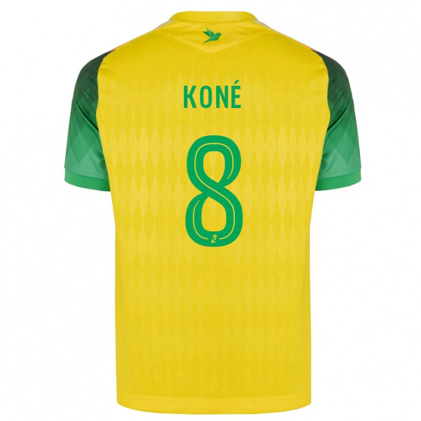 Danxen Mænd Kassoum Koné #8 Gul Grøn Rød Hjemmebane Spillertrøjer 2026/27 Trøje T-Shirt