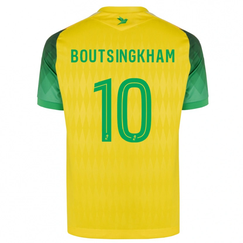 Danxen Mænd Hugo Boutsingkham #10 Gul Grøn Rød Hjemmebane Spillertrøjer 2026/27 Trøje T-Shirt