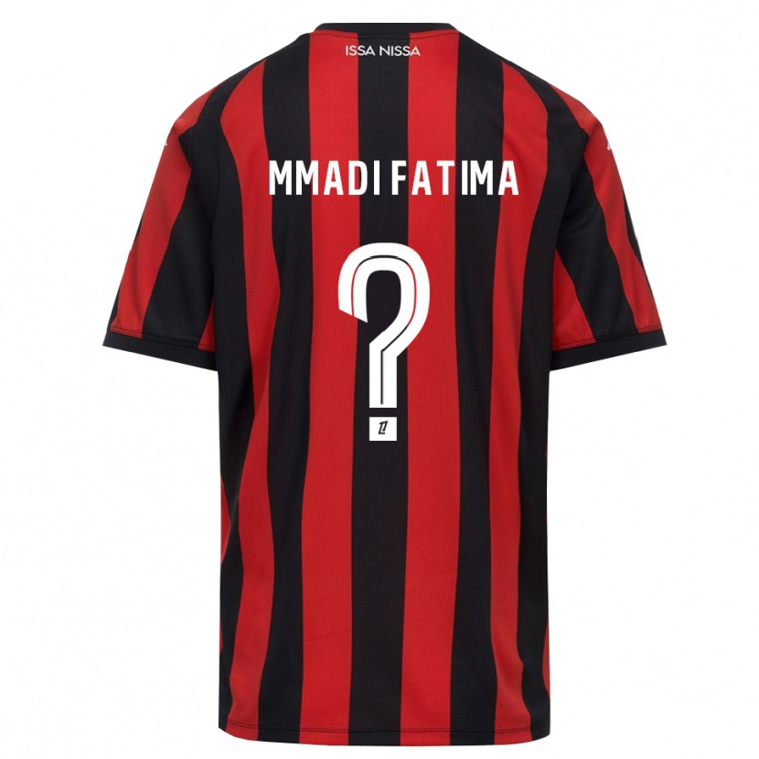 Danxen Mænd Ismael Mmadi Fatima #0 Rød Sort Hvid Hjemmebane Spillertrøjer 2026/27 Trøje T-Shirt