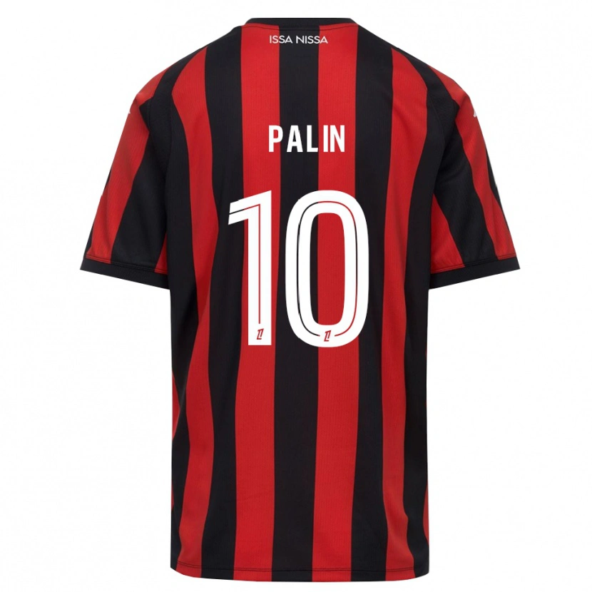 Danxen Mænd Joséphine Palin #10 Rød Sort Hvid Hjemmebane Spillertrøjer 2026/27 Trøje T-Shirt