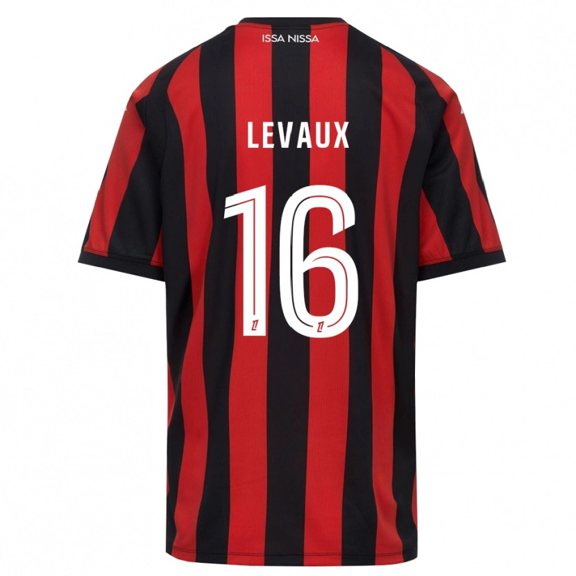Danxen Mænd Lana Levaux #16 Rød Sort Hvid Hjemmebane Spillertrøjer 2026/27 Trøje T-Shirt