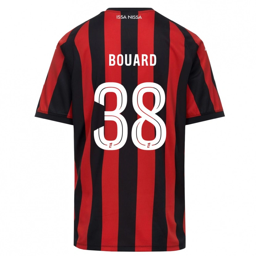 Danxen Mænd Enguerrand Bouard #38 Rød Sort Hvid Hjemmebane Spillertrøjer 2026/27 Trøje T-Shirt