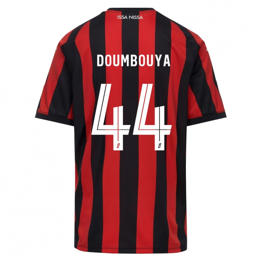Danxen Mænd Amidou Doumbouya #44 Rød Sort Hvid Hjemmebane Spillertrøjer 2026/27 Trøje T-Shirt