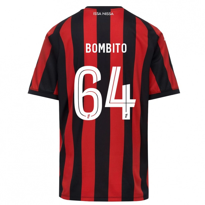 Danxen Mænd Moïse Bombito #64 Rød Sort Hvid Hjemmebane Spillertrøjer 2026/27 Trøje T-Shirt