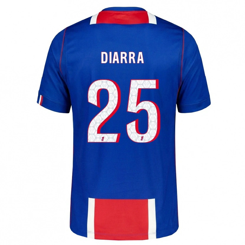 Danxen Mænd Agueissa Diarra #25 Rød Hvid Blå Hjemmebane Spillertrøjer 2026/27 Trøje T-Shirt