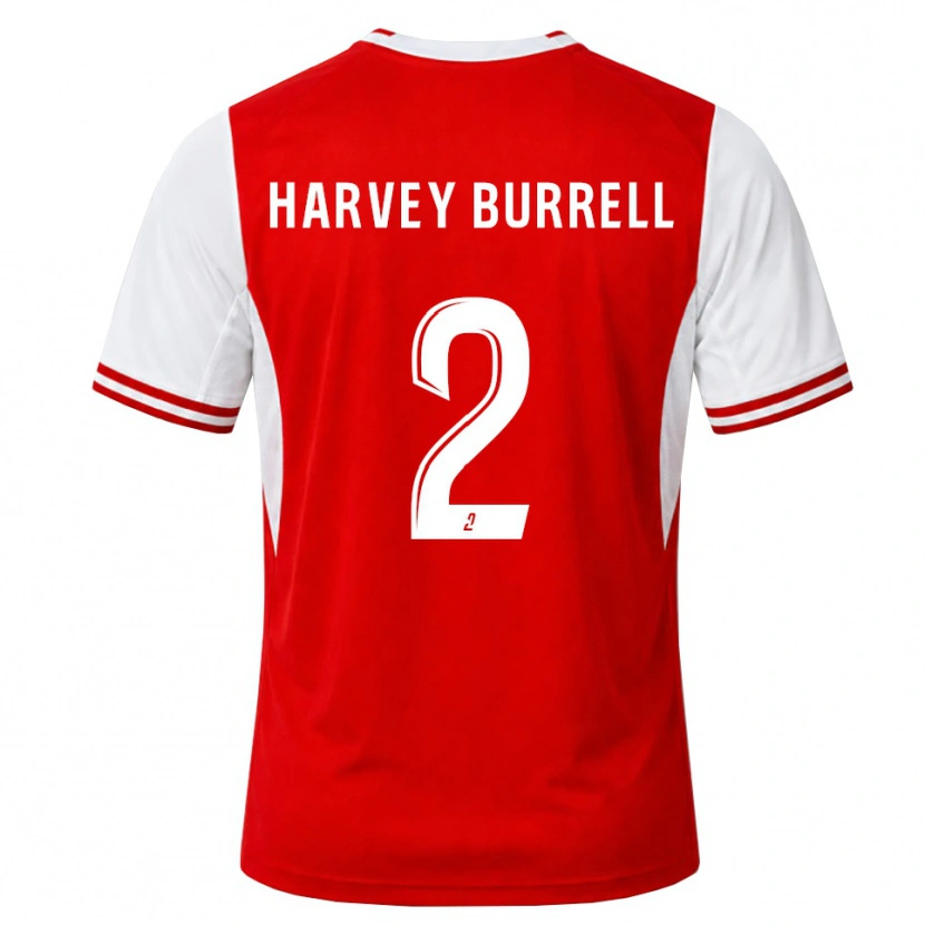 Danxen Mænd Ezeckiel Zola Ngundu #2 Rød Hvid Hjemmebane Spillertrøjer 2026/27 Trøje T-Shirt