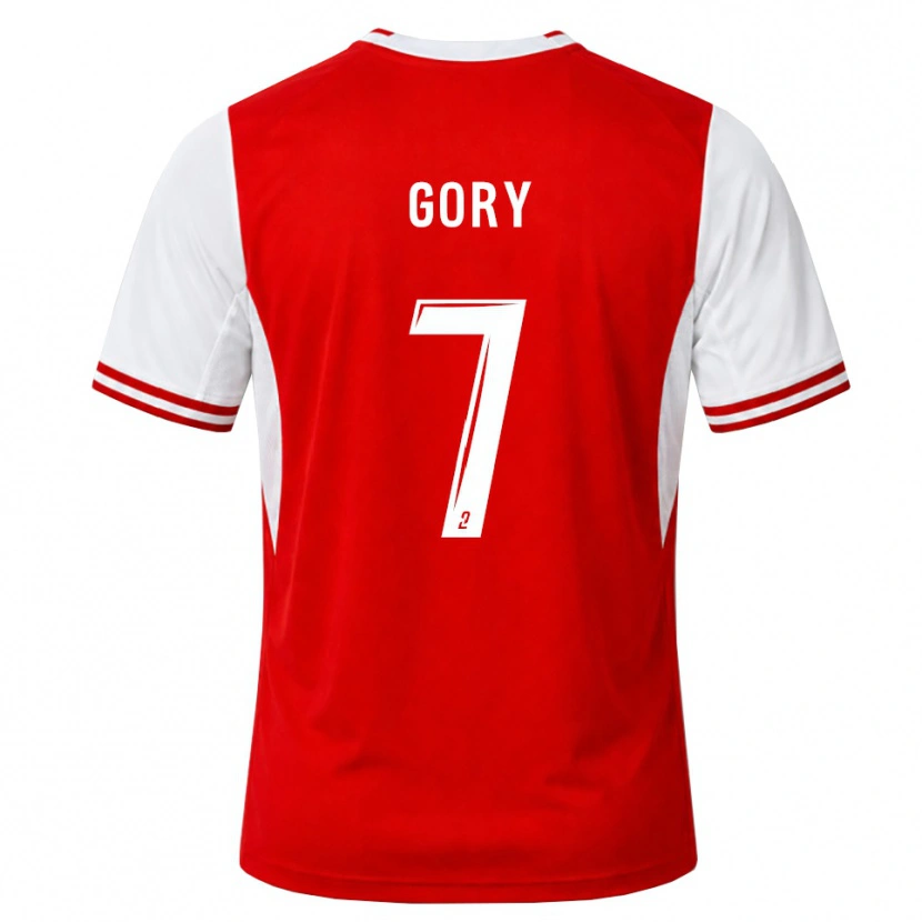Danxen Mænd Abdoulaye Gory #7 Rød Hvid Hjemmebane Spillertrøjer 2026/27 Trøje T-Shirt