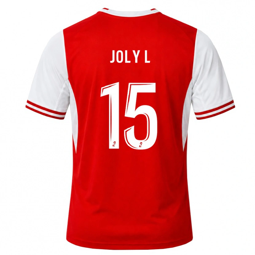 Danxen Mænd Lou Ann Joly #15 Rød Hvid Hjemmebane Spillertrøjer 2026/27 Trøje T-Shirt