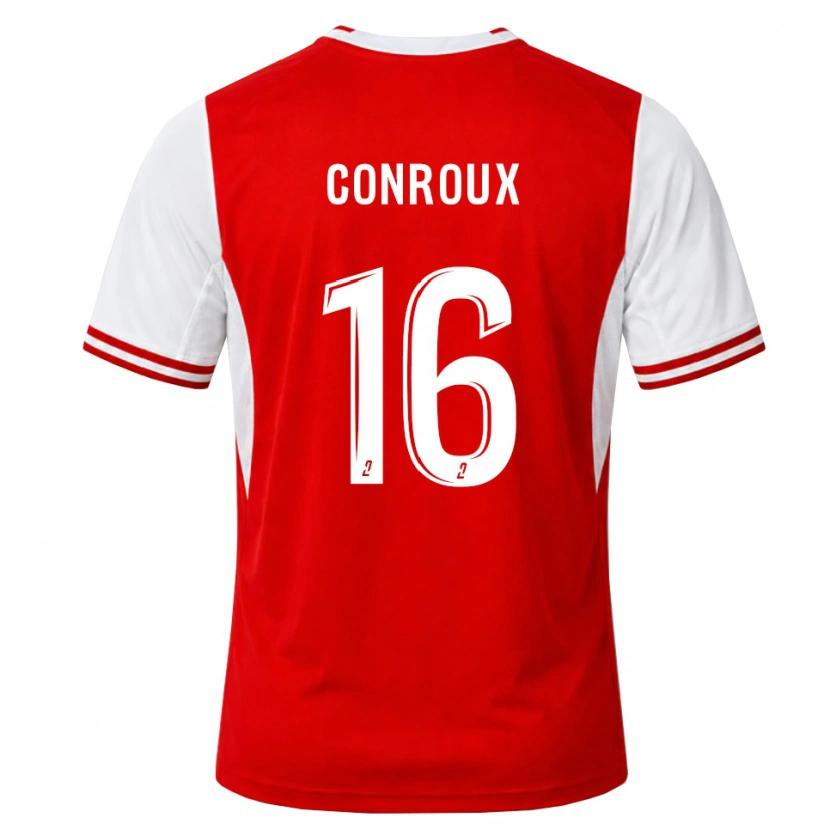 Danxen Mænd Antonin Conroux #16 Rød Hvid Hjemmebane Spillertrøjer 2026/27 Trøje T-Shirt