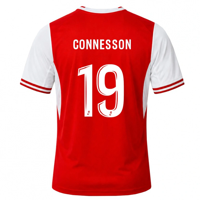 Danxen Mænd Adele Connesson #19 Rød Hvid Hjemmebane Spillertrøjer 2026/27 Trøje T-Shirt