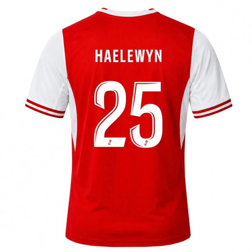 Danxen Mænd Marion Haelewyn #25 Rød Hvid Hjemmebane Spillertrøjer 2026/27 Trøje T-Shirt