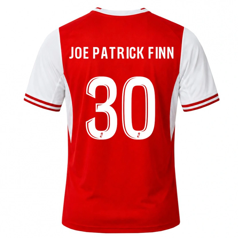 Danxen Mænd John Patrick #30 Rød Hvid Hjemmebane Spillertrøjer 2026/27 Trøje T-Shirt