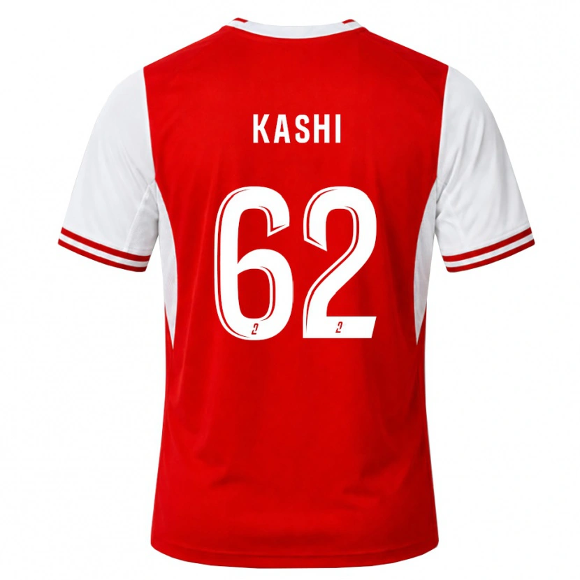 Danxen Mænd Amine Kashi #62 Rød Hvid Hjemmebane Spillertrøjer 2026/27 Trøje T-Shirt