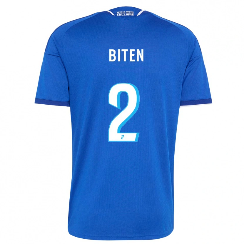 Danxen Mænd Clancy Valère Biten #2 Kongeblå Hvid Hjemmebane Spillertrøjer 2026/27 Trøje T-Shirt