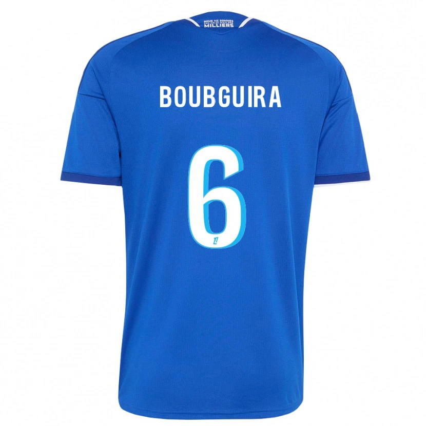 Danxen Mænd Fahim Boubguira #6 Kongeblå Hvid Hjemmebane Spillertrøjer 2026/27 Trøje T-Shirt