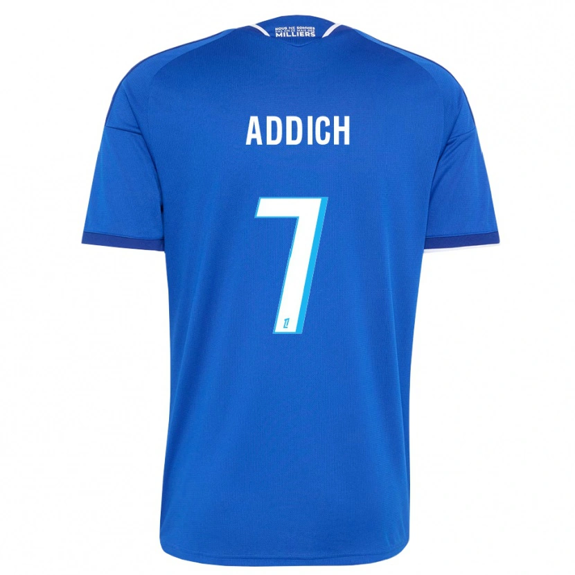Danxen Mænd Yanis Addich #7 Kongeblå Hvid Hjemmebane Spillertrøjer 2026/27 Trøje T-Shirt