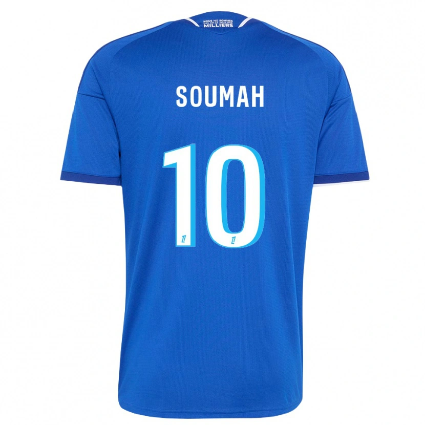 Danxen Mænd Mohamed Soumah #10 Kongeblå Hvid Hjemmebane Spillertrøjer 2026/27 Trøje T-Shirt
