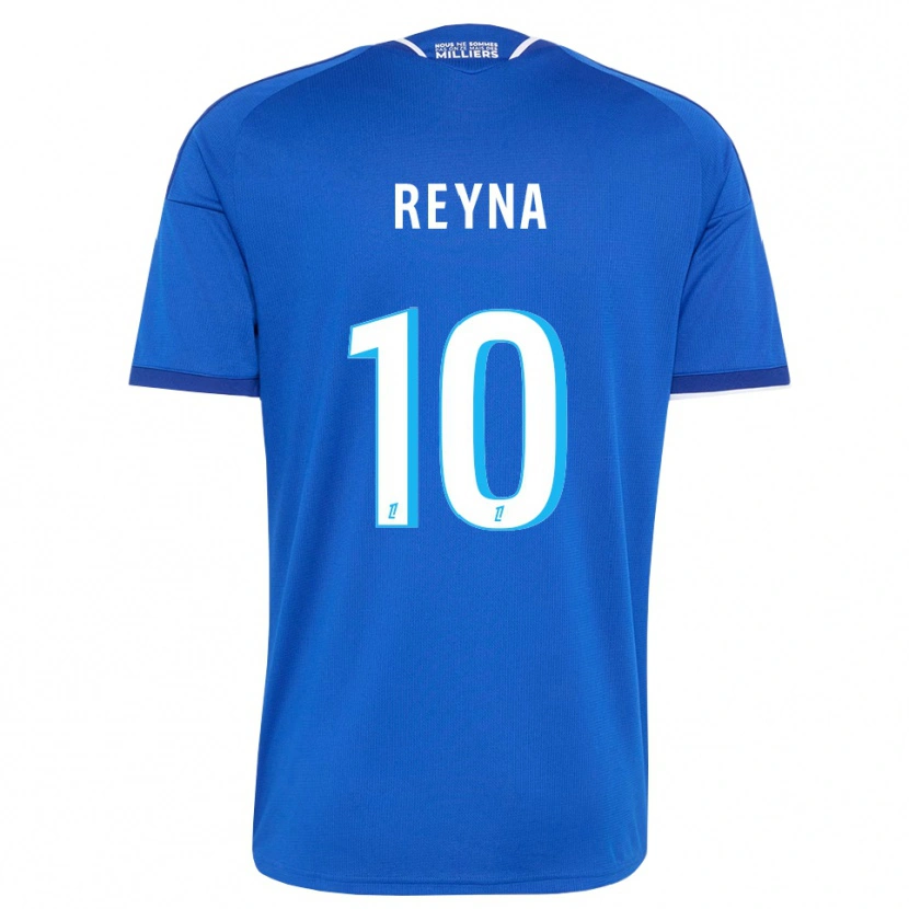 Danxen Mænd Giovanni Reyna #10 Kongeblå Hvid Hjemmebane Spillertrøjer 2026/27 Trøje T-Shirt