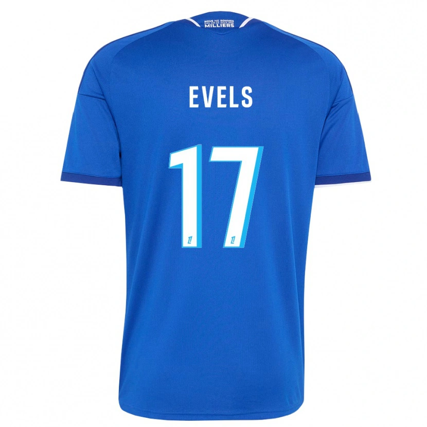 Danxen Mænd Emily Evels #17 Kongeblå Hvid Hjemmebane Spillertrøjer 2026/27 Trøje T-Shirt