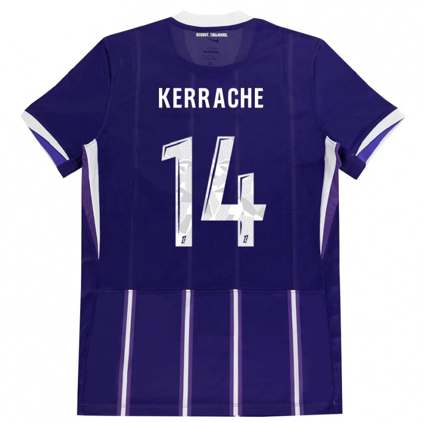 Danxen Mænd Marina Kerrache #14 Lilla Hvid Hjemmebane Spillertrøjer 2026/27 Trøje T-Shirt