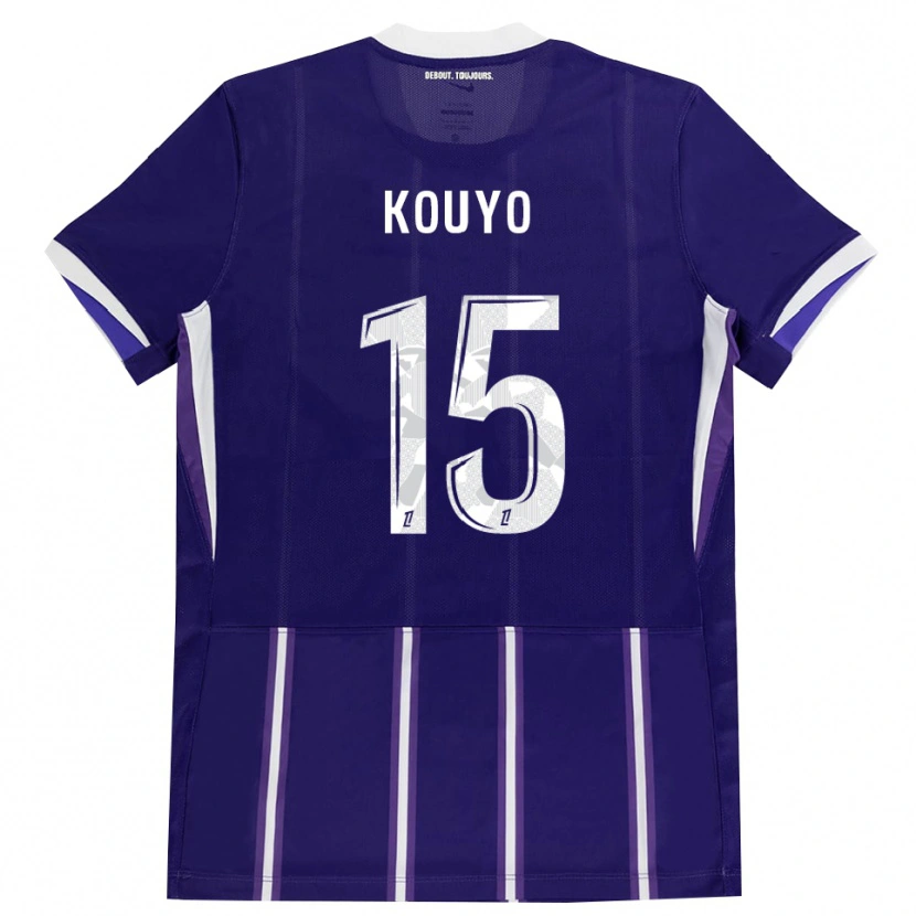 Danxen Mænd Dan Kouyo #15 Lilla Hvid Hjemmebane Spillertrøjer 2026/27 Trøje T-Shirt
