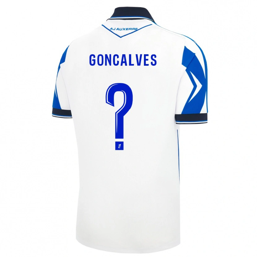Danxen Mænd Sorène Goncalves #0 Sort Hvid Blå Hjemmebane Spillertrøjer 2026/27 Trøje T-Shirt