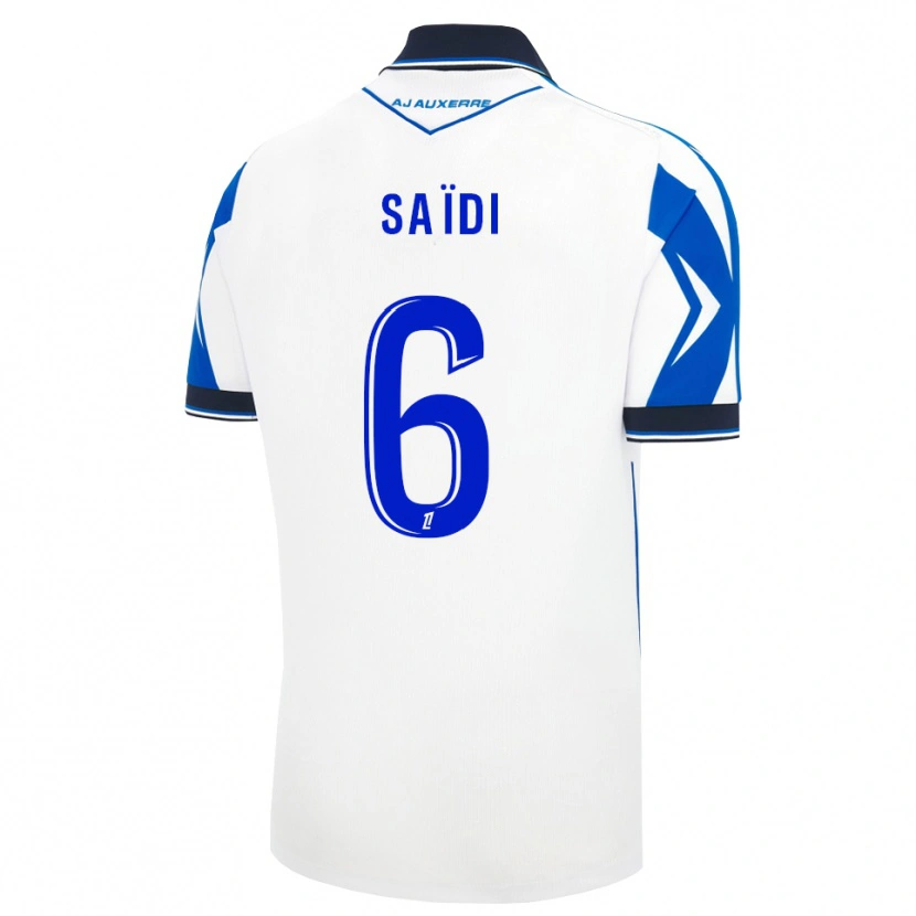Danxen Mænd Elyes Saïdi #6 Sort Hvid Blå Hjemmebane Spillertrøjer 2026/27 Trøje T-Shirt