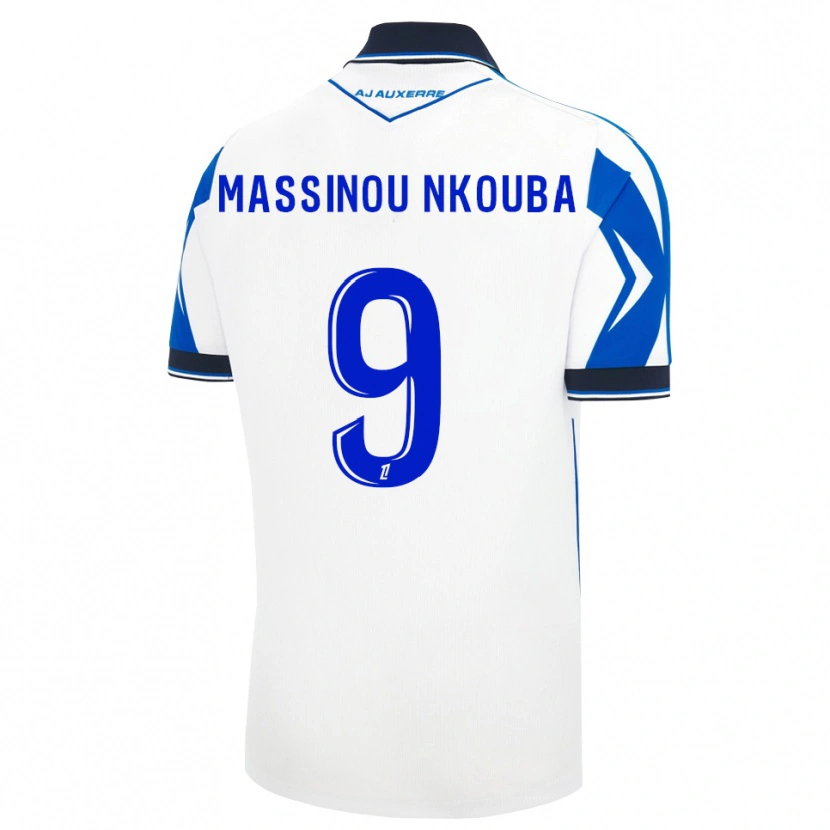 Danxen Mænd Pierre Massinou Nkouba #9 Sort Hvid Blå Hjemmebane Spillertrøjer 2026/27 Trøje T-Shirt