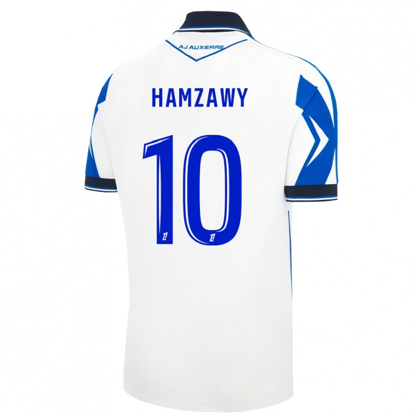 Danxen Mænd Redwan Eid Hamzawiy #10 Sort Hvid Blå Hjemmebane Spillertrøjer 2026/27 Trøje T-Shirt