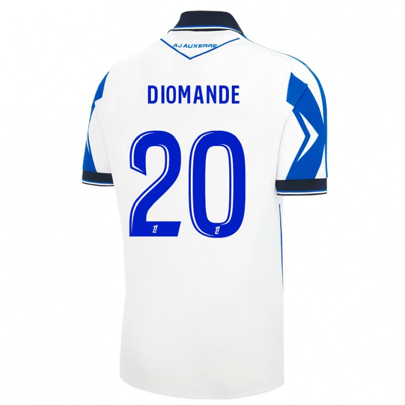 Danxen Mænd Sinaly Diomandé #20 Sort Hvid Blå Hjemmebane Spillertrøjer 2026/27 Trøje T-Shirt