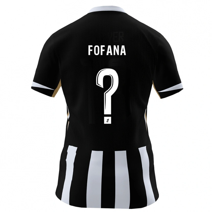 Danxen Mænd N'faly Fofana #0 Sort Blå Hjemmebane Spillertrøjer 2026/27 Trøje T-Shirt