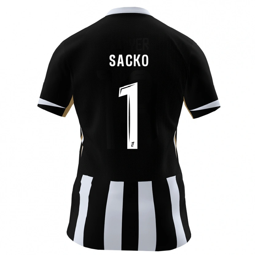 Danxen Mænd Ianis Sacko #1 Sort Blå Hjemmebane Spillertrøjer 2026/27 Trøje T-Shirt
