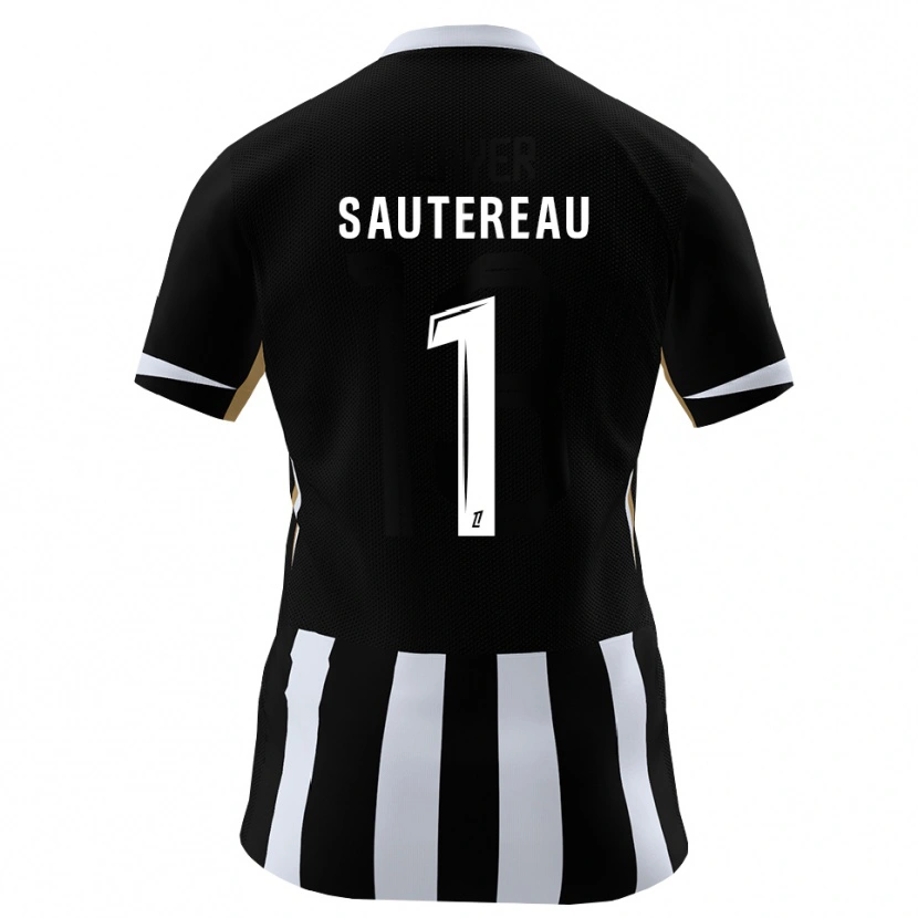 Danxen Mænd Enzo Sautereau #1 Sort Blå Hjemmebane Spillertrøjer 2026/27 Trøje T-Shirt