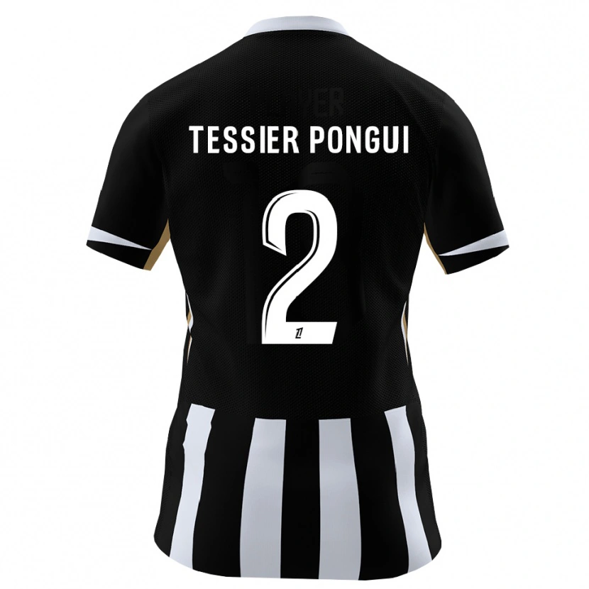 Danxen Mænd Leyti Tessier Pongui #2 Sort Blå Hjemmebane Spillertrøjer 2026/27 Trøje T-Shirt