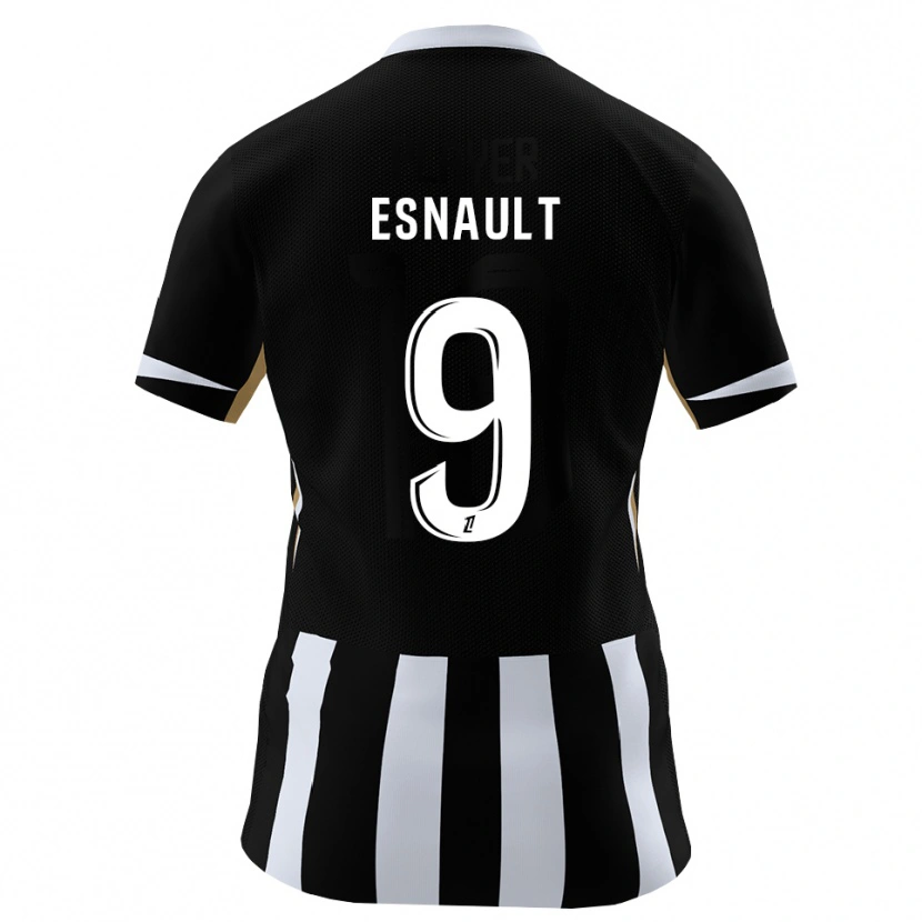 Danxen Mænd Joshua Esnault #9 Sort Blå Hjemmebane Spillertrøjer 2026/27 Trøje T-Shirt