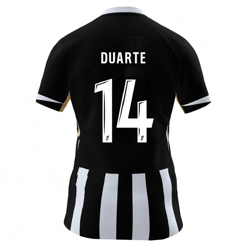 Danxen Mænd Luis Duarte #14 Sort Blå Hjemmebane Spillertrøjer 2026/27 Trøje T-Shirt