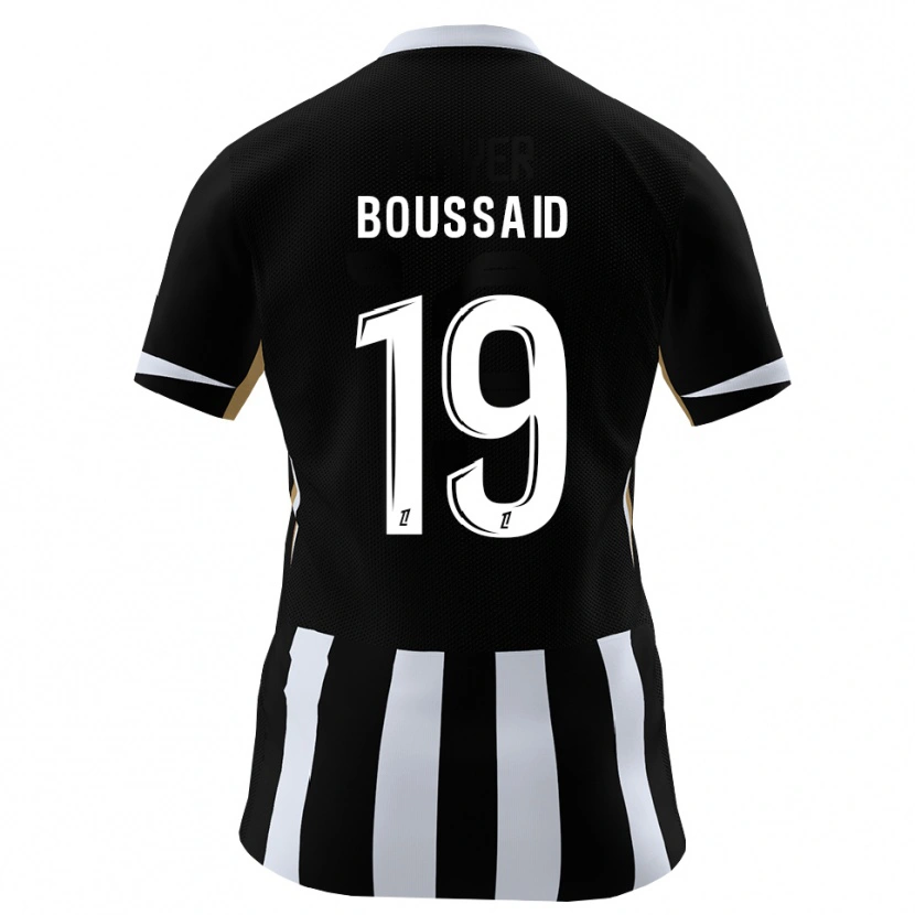 Danxen Mænd Willsem Boussaid #19 Sort Blå Hjemmebane Spillertrøjer 2026/27 Trøje T-Shirt