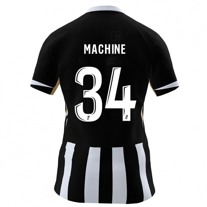 Danxen Mænd Lanroy Machine #34 Sort Blå Hjemmebane Spillertrøjer 2026/27 Trøje T-Shirt