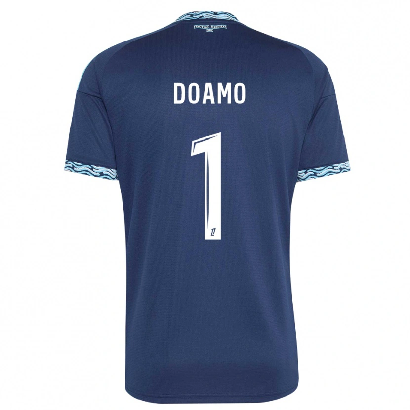 Danxen Mænd Isaac Doamo #1 Stålblå Hvid Hjemmebane Spillertrøjer 2026/27 Trøje T-Shirt