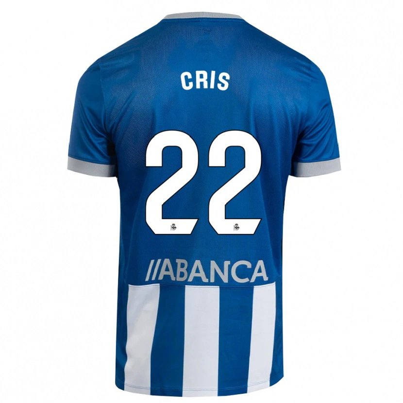 Danxen Mænd Cris #22 Blå Grå Hvid Hjemmebane Spillertrøjer 2026/27 Trøje T-Shirt